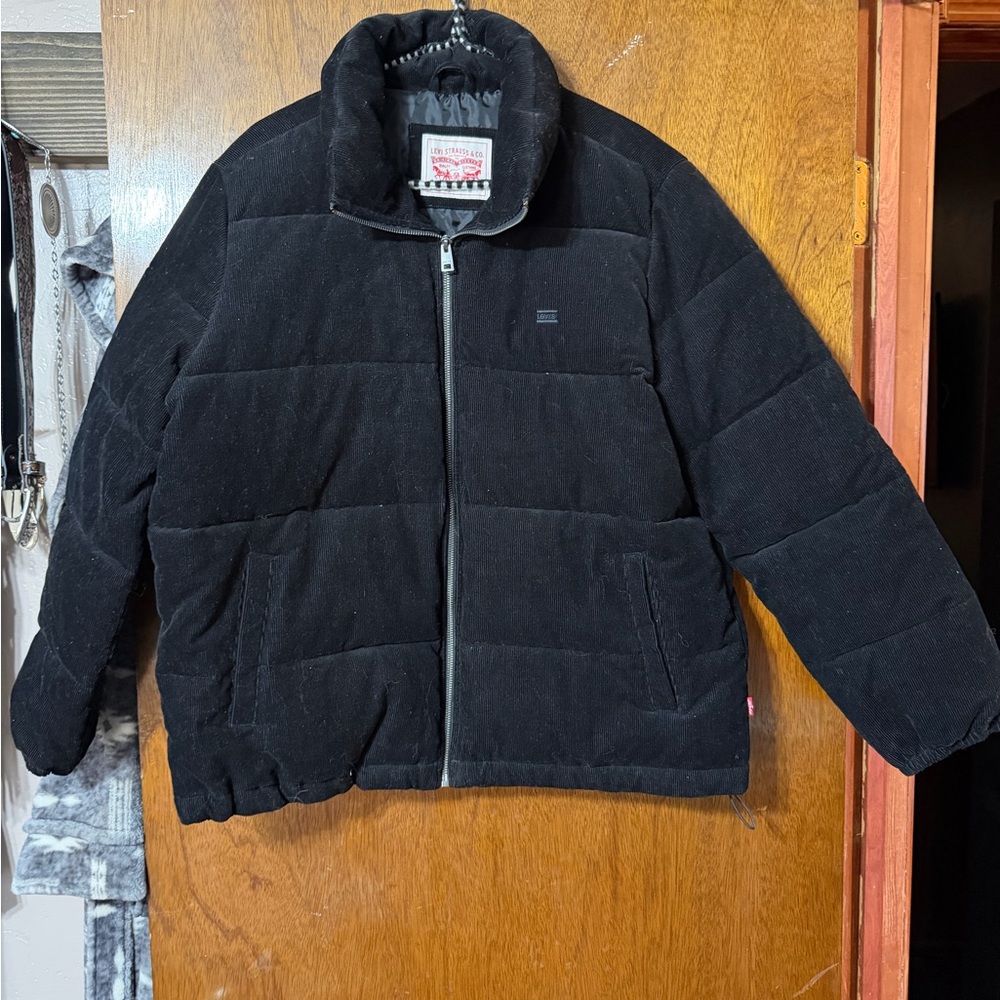 Levi's Black Puffer Jacket for Men
